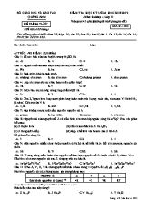 Đề kiểm tra học kỳ I môn Hóa học Lớp 10 - Mã đề 303 - Năm học 2018-2019 - Sở giáo dục và đào tạo Quảng Nam